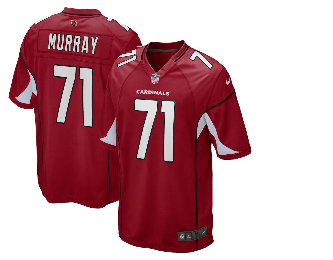 Men Arizona Cardinals 71 Justin Murray Nike Cardinal Game NFL Jersey